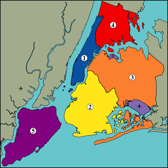 Районы Нью-Йорка